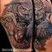 Tattoos - Owls on Thigh - 87519